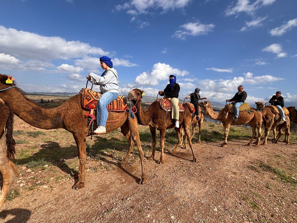 Agafay Desert Sunset Camel Ride Dinner Show and Pool Access