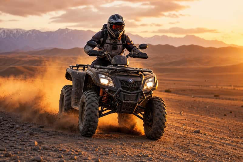 Marrakech: Agafay Desert Quad, Camel Rides with Dinner Show